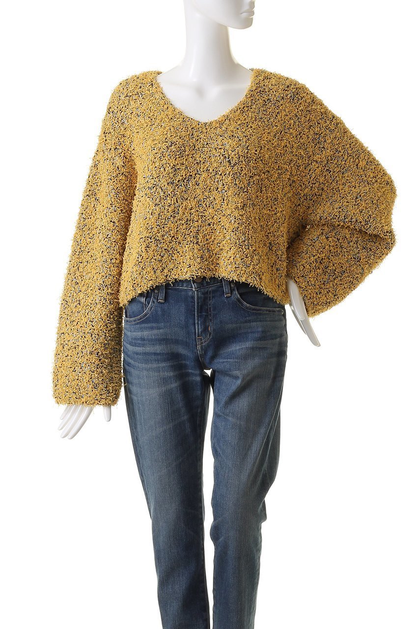 【ウィムガゼット/Whim Gazette】の【GEMINI】ミックスプルオーバー 人気、トレンドファッション・服の通販 founy(ファニー) 　ファッション　Fashion　レディースファッション　Fashion for Women　トップス・カットソー　Cut & Sew Tops　ニット　Knit Tops & Sweaters　カジュアルプルオーバー・ニットトップス　Pullovers & Knit Tops / Casual Pullovers　ショート　Short, Short Length　バランス　Balance, Style Balance　フレア　Flare, Flared　ミックス　Mix, Mixed Style　other-2|ID: prp329100004884868 ipo3291000000036464496