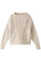 【エリオポール/heliopole】の【uca】ARAN HAND-KNIT RAGLAN CN 人気、トレンドファッション・服の通販 founy(ファニー) ファッション Fashion レディースファッション Fashion for Women トップス・カットソー Cut & Sew Tops ニット Knit Tops & Sweaters カジュアルプルオーバー・ニットトップス Pullovers & Knit Tops / Casual Pullovers シンプル Simple, Minimal スリーブ Sleeve, Long Sleeve / Short Sleeve ハンド Hand, Handmade 定番 Standard, Basic Item A/W・秋冬 Autumn/Winter thumbnail ホワイト|ID: prp329100004884874 ipo3291000000036464532