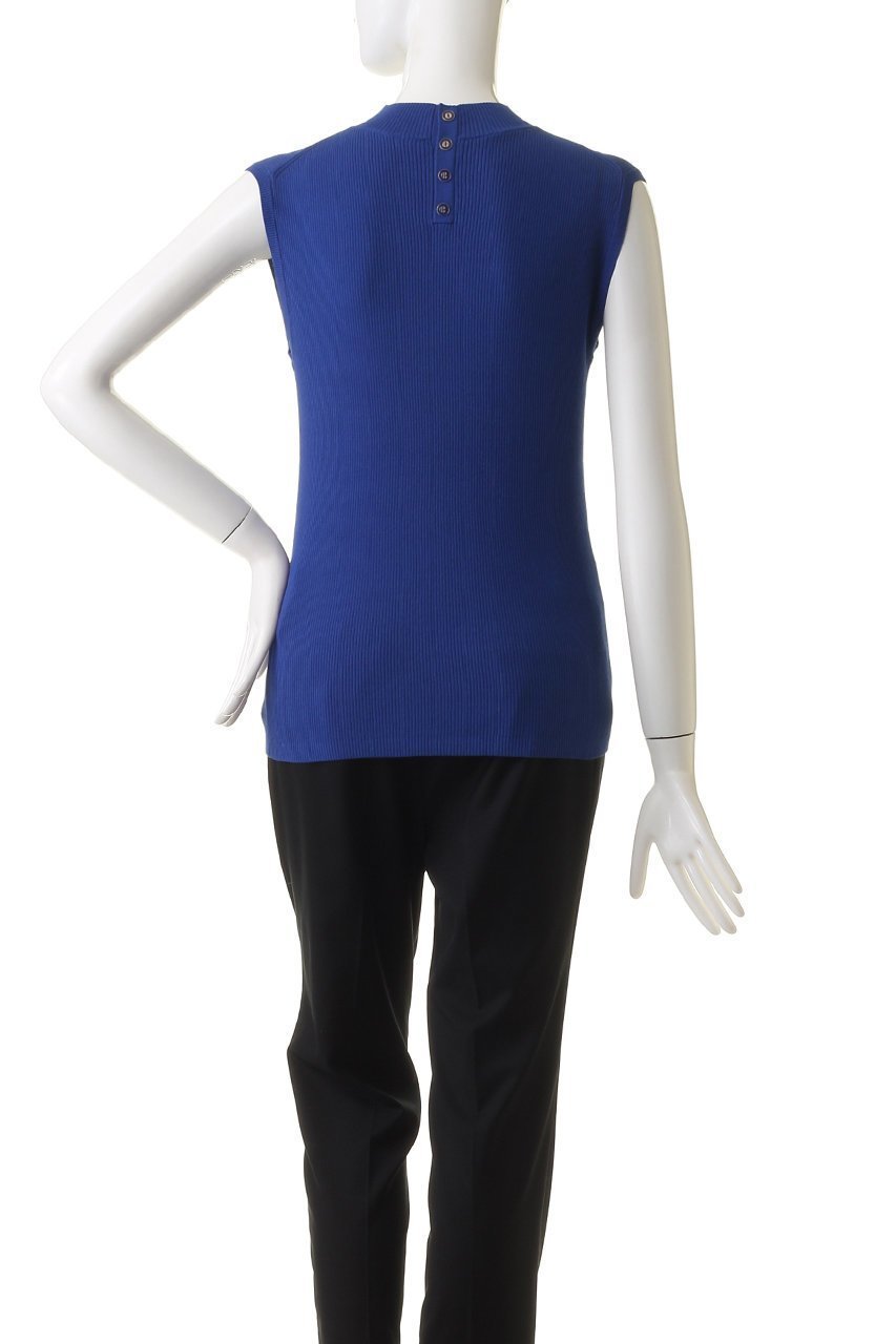 【アルアバイル/allureville】のバック釦ディティールプルオーバー 人気、トレンドファッション・服の通販 founy(ファニー) 　ファッション　Fashion　レディースファッション　Fashion for Women　トップス・カットソー　Cut & Sew Tops　ニット　Knit Tops & Sweaters　カジュアルプルオーバー・ニットトップス　Pullovers & Knit Tops / Casual Pullovers　ノースリーブ　Sleeveless, No-Sleeve　フィット　Fit, Slim Fit　ボトルネック　Bottle Neck, Mock Neck　ロング　Long, Long-Length　other-4|ID: prp329100004884878 ipo3291000000036464564