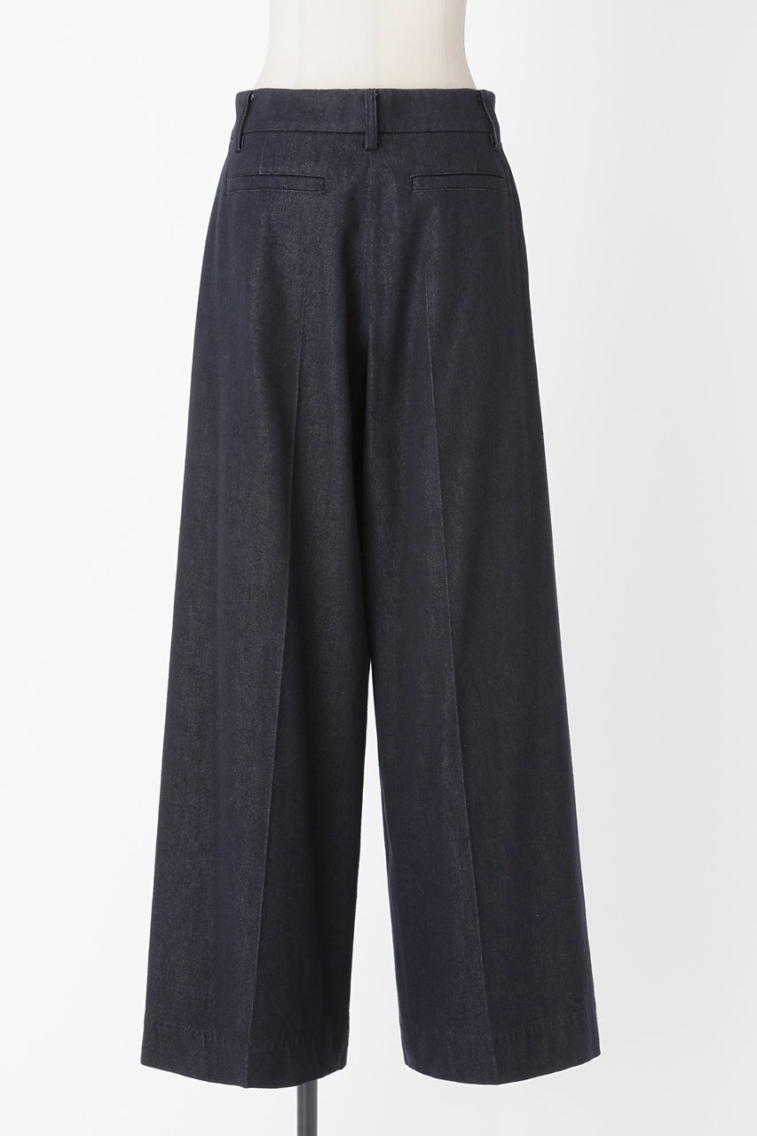 【オーヴィル/EAUVIRE】のワイドレッグパンツ 人気、トレンドファッション・服の通販 founy(ファニー) 　ファッション　Fashion　レディースファッション　Fashion for Women　パンツ　Pants & Trousers　シルク　Silk, 100% Silk　ストレッチ　Stretch, Stretchy Fabric　デニム　Denim, Jeans Material　日本製　Made In Japan　other-3|ID: prp329100004884903 ipo3291000000036464856