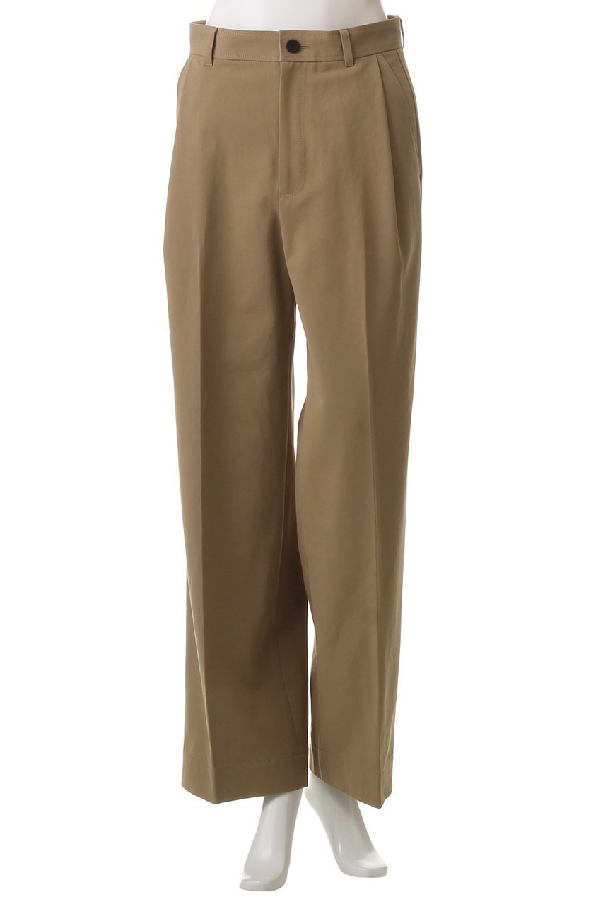 【オブリオ/AUBRIOT】のコットンチノ ワイドパンツ 人気、トレンドファッション・服の通販 founy(ファニー) 　ファッション　Fashion　レディースファッション　Fashion for Women　パンツ　Pants & Trousers　クラシック　Classic, Timeless Style　スタンダード　Standard, Basic　ドレープ　Drape, Draping Fabric　フィット　Fit, Slim Fit　ワイド　Wide, Wide Fit　ヴィンテージ　Vintage Style　other-2|ID: prp329100004884930 ipo3291000000036465067