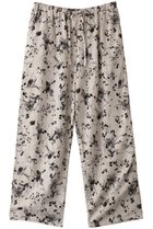 【ミズイロ インド/mizuiro ind】のrayon linen print easy PT パンツ black|ID: prp329100004884938 ipo3291000000036640985