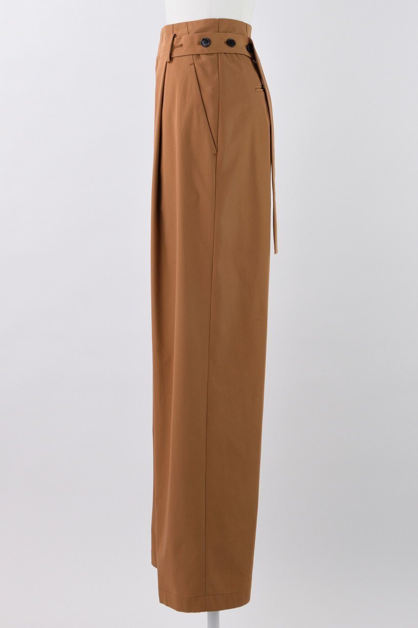 【エンフォルド/ENFOLD】のCOTTON DOUBLE トレンチTR/トラウザー・パンツ 人気、トレンドファッション・服の通販 founy(ファニー) 　ファッション　Fashion　レディースファッション　Fashion for Women　パンツ　Pants & Trousers　アシンメトリー　Asymmetrical Style　カッティング　Cutting Detail　トレンチ　Trench, Trench Coat　ポケット　Pocket, Pocket Detail　リラックス　Relax, Relaxed Fit　other-2|ID: prp329100004884950 ipo3291000000036465214