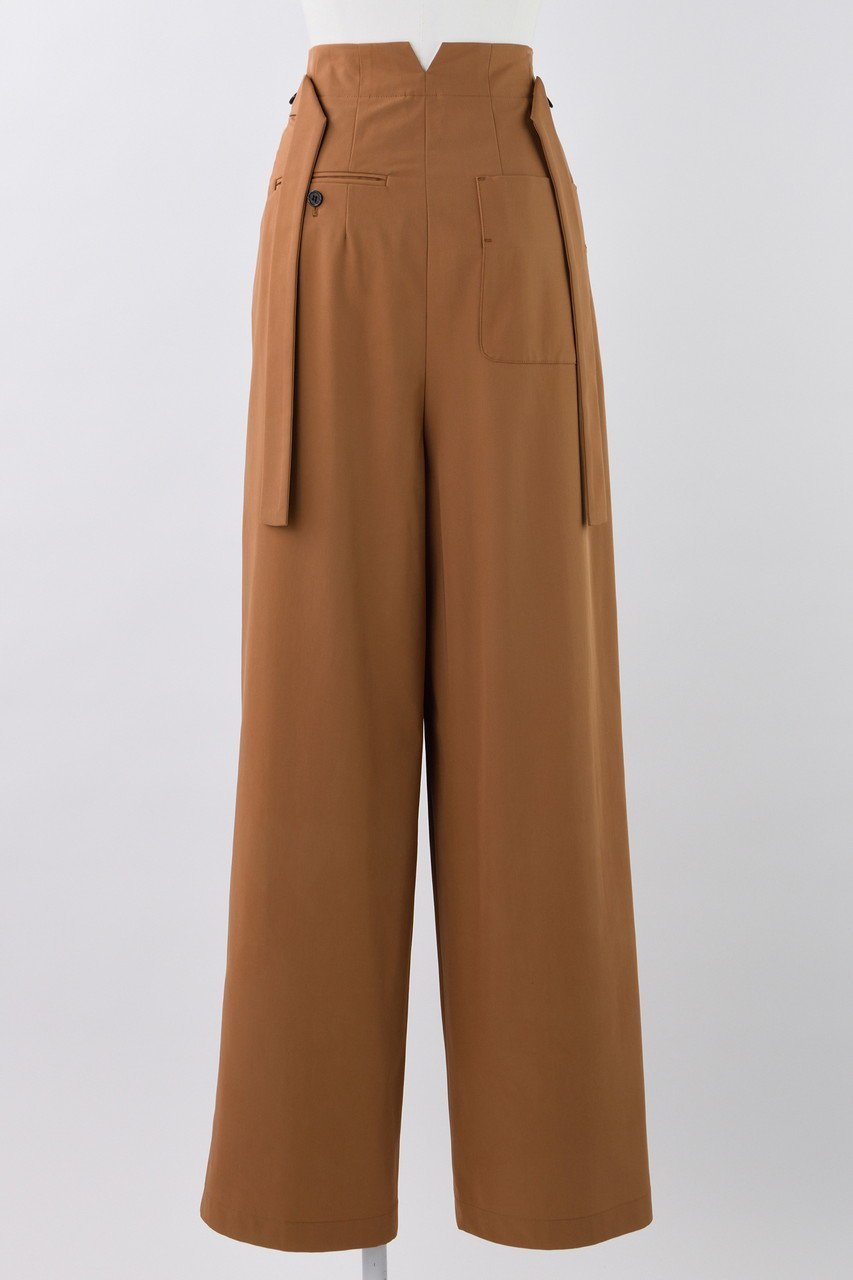 【エンフォルド/ENFOLD】のCOTTON DOUBLE トレンチTR/トラウザー・パンツ 人気、トレンドファッション・服の通販 founy(ファニー) 　ファッション　Fashion　レディースファッション　Fashion for Women　パンツ　Pants & Trousers　アシンメトリー　Asymmetrical Style　カッティング　Cutting Detail　トレンチ　Trench, Trench Coat　ポケット　Pocket, Pocket Detail　リラックス　Relax, Relaxed Fit　other-3|ID: prp329100004884950 ipo3291000000036465215