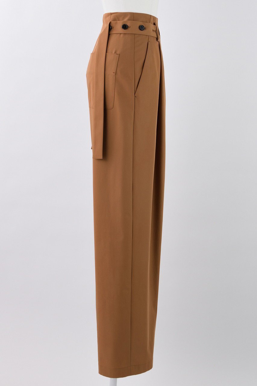 【エンフォルド/ENFOLD】のCOTTON DOUBLE トレンチTR/トラウザー・パンツ 人気、トレンドファッション・服の通販 founy(ファニー) 　ファッション　Fashion　レディースファッション　Fashion for Women　パンツ　Pants & Trousers　アシンメトリー　Asymmetrical Style　カッティング　Cutting Detail　トレンチ　Trench, Trench Coat　ポケット　Pocket, Pocket Detail　リラックス　Relax, Relaxed Fit　other-4|ID: prp329100004884950 ipo3291000000036465216