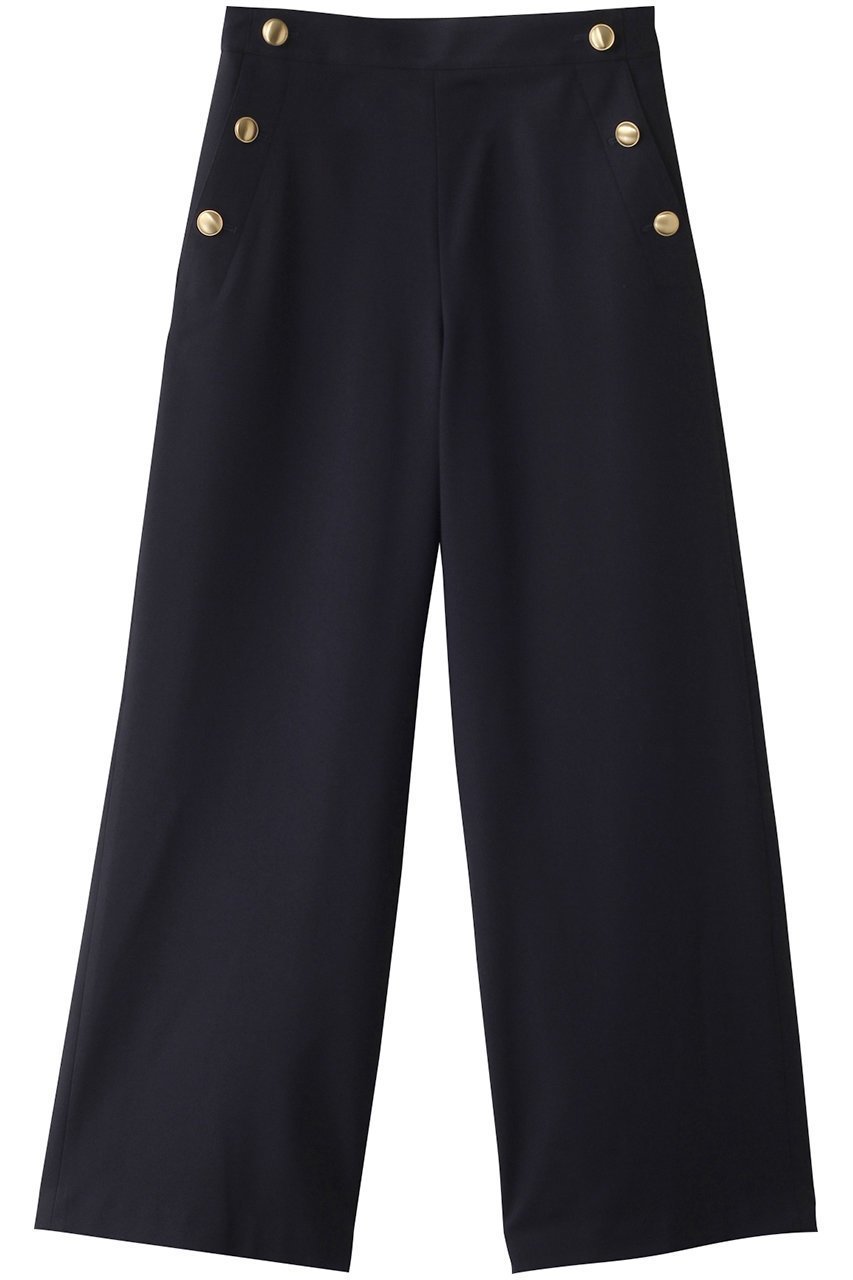 【アルアバイル/allureville】のTRウラキモウマリンパンツ インテリア・キッズ・メンズ・レディースファッション・服の通販 founy(ファニー) 　ファッション　Fashion　レディースファッション　Fashion for Women　パンツ　Pants & Trousers　ロング　Long, Long-Length　ワイド　Wide, Wide Fit　A/W・秋冬　Autumn/Winter　ネイビー|ID: prp329100004884967 ipo3291000000036465374