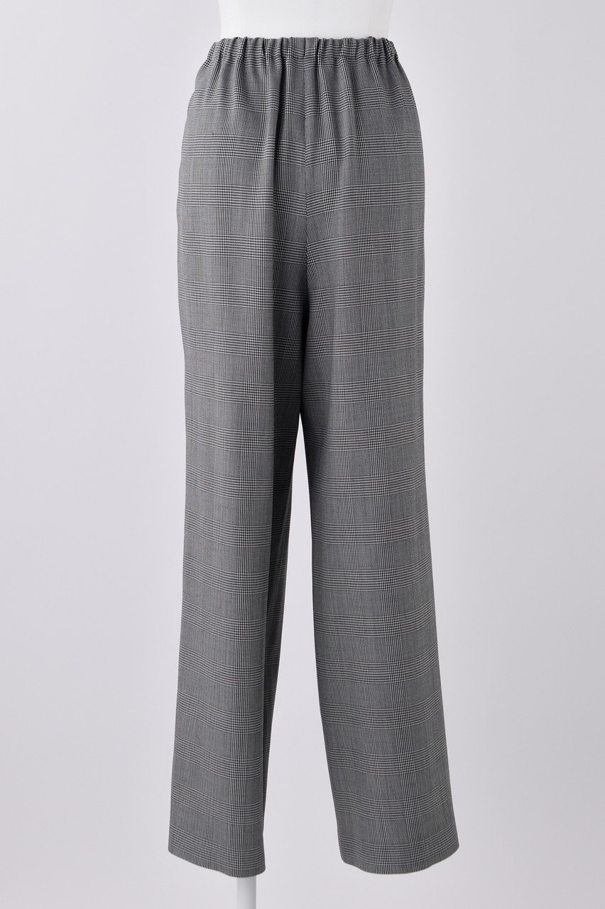 【エンフォルド/ENFOLD】のWOグレンチェック ストレートワイド PT/パンツ 人気、トレンドファッション・服の通販 founy(ファニー) 　ファッション　Fashion　レディースファッション　Fashion for Women　パンツ　Pants & Trousers　ストレート　Straight, Straight Cut　チェック　Check, Plaid, Tartan　パターン　Pattern, Design Print　ワイド　Wide, Wide Fit　ワーク　Workwear, Utility Style　定番　Standard, Basic Item　other-3|ID: prp329100004884968 ipo3291000000036465382