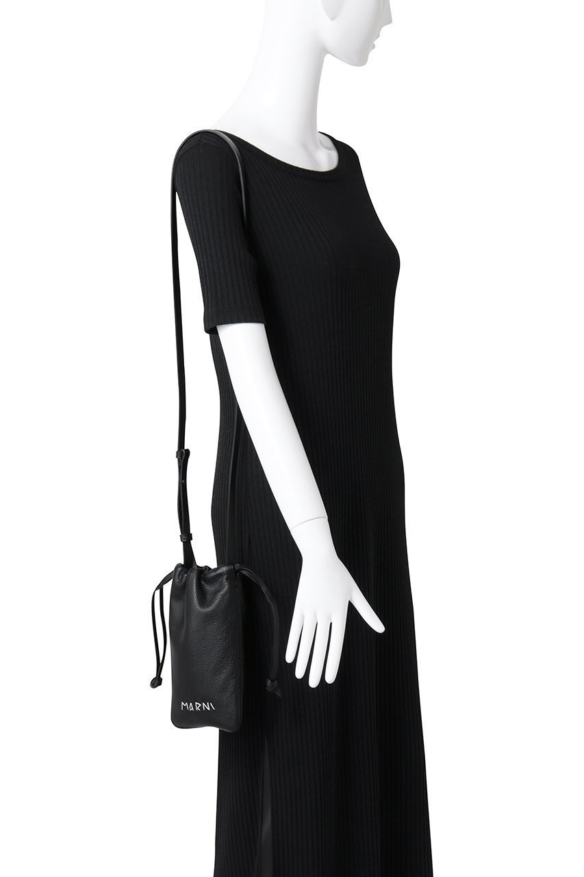【マルニ/MARNI】のMARNI MENDING 2wayドローストリングスマホポシェット 人気、トレンドファッション・服の通販 founy(ファニー) 　ファッション　Fashion　レディースファッション　Fashion for Women　ユニセックス　Unisex, Genderless　おすすめ　Recommended / Our Picks　ショルダー　Shoulder, Shoulder Strap　ポシェット　Pochette, Mini Bag　ロング　Long, Long-Length　旅行　Travel　other-2|ID: prp329100004884978 ipo3291000000036465485