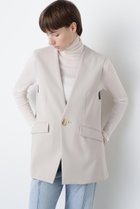 【ヒューエルミュージアム/hueLe Museum】の【STUMBLY】Metal Button Gilet 人気、トレンドファッション・服の通販 founy(ファニー) ファッション Fashion レディースファッション Fashion for Women アウター Coat / Outerwear Collection レディースジャケット・軽アウター Jackets おすすめ Recommended / Our Picks コンパクト Compact, Small Size ジャケット Jacket, Outerwear ストレッチ Stretch, Stretchy Fabric スリット Slit, Slit Detail セットアップ Set-Up, Coordinated Outfit ドレープ Drape, Draping Fabric フロント Front, Front Design ベスト Vest, Waistcoat メタル Metal, Metal Parts thumbnail ベージュ|ID: prp329100004885007 ipo3291000000036465765