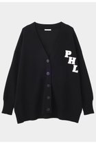 【ル フィル/LE PHIL】のレタードフォルムスリーブカーデ ブラック|ID: prp329100004885009 ipo3291000000036465788