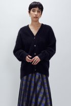 【プルミエ アロンディスモン/1er Arrondissement】のFOXカシミアカーディガン ブラック|ID: prp329100004885078 ipo3291000000036466633