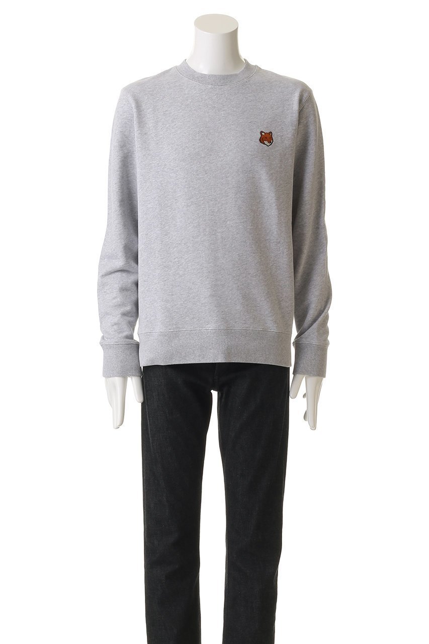 【メゾン キツネ/MAISON KITSUNE / MEN】の【MEN】FOX ヘッド レギュラー スウェット シャツ 人気、トレンドファッション・服の通販 founy(ファニー) ファッション Fashion メンズファッション Fashion for Men トップス・カットソー Cut & Sew Tops パーカー・フーディー / カジュアルコーデ Hoodies & Parkas メンズシャツ Shirts シンプル Simple, Minimal スウェット / スエット Sweatshirt, Sweatwear パッチ Patch, Appliqué フィット Fit, Slim Fit フォックス Fox, Fox Fur リラックス Relax, Relaxed Fit レギュラー Regular, Standard Fit other-2|ID: prp329100004885079 ipo3291000000036466640
