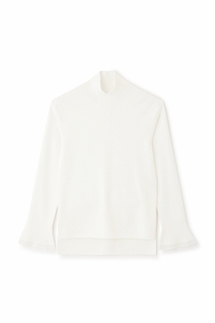 【アドーア/ADORE】のソフトストレッチニット インテリア・キッズ・メンズ・レディースファッション・服の通販 founy(ファウニー) https://founy.com/ ファッション Fashion レディースファッション Fashion for Women トップス・カットソー Cut & Sew Tops ニット Knit Tops & Sweaters カジュアルプルオーバー・ニットトップス Pullovers & Knit Tops / Casual Pullovers インナー Innerwear カフス Cuff Design スタンド Stand Collar, Upright Stand |ID: prp329100004885083 ipo3291000000036466673