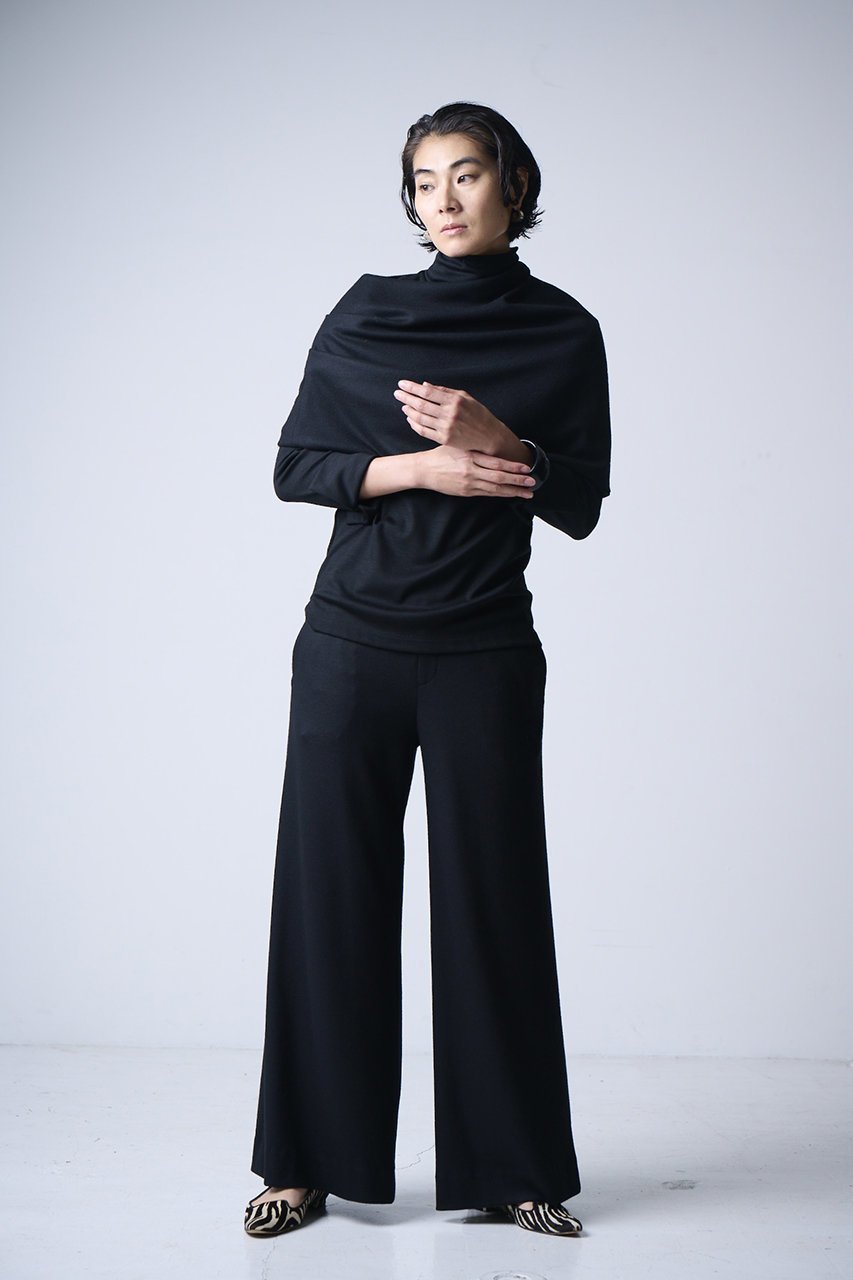 【エムフィル/M Fil】のクリアミドルスムース ショルダーベールカットソー 人気、トレンドファッション・服の通販 founy(ファニー) 　ファッション　Fashion　レディースファッション　Fashion for Women　トップス・カットソー　Cut & Sew Tops　シャツ・ブラウス・オフィスカジュアル　Elegant Blouses & Button-Ups　ロングTシャツ・Tシャツ　Longline T-Shirts & Tees　カットソー・ベーシックTシャツ　Cut-and-Sewn Tops / Stretch Tees & Basics　シンプル　Simple, Minimal　スヌード　Snood, Infinity Scarf　スリーブ　Sleeve, Long Sleeve / Short Sleeve　ロング　Long, Long-Length　other-7|ID: prp329100004885107 ipo3291000000036466929