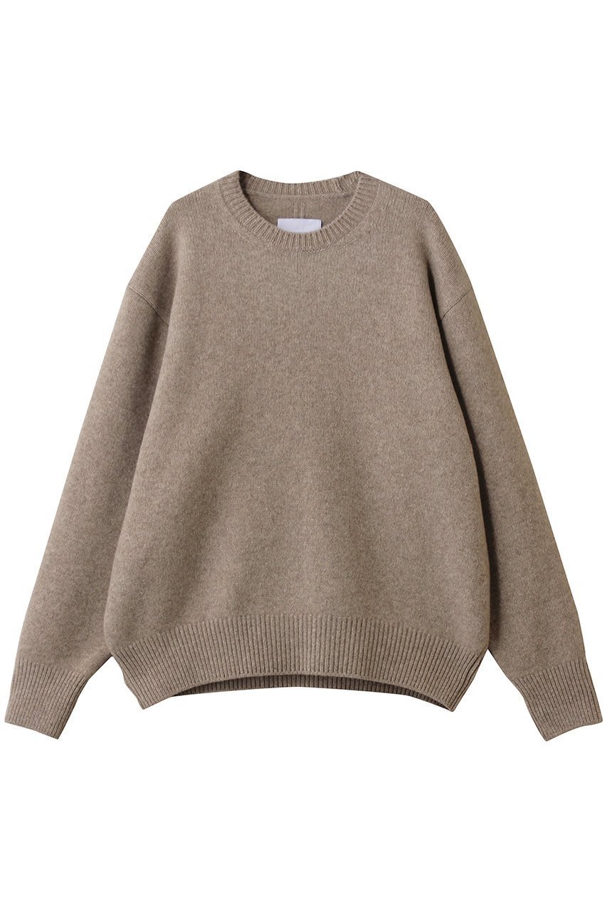 【シュタイン/ssstein】の【UNISEX】EXTRA FINE WOOL WARM KNIT CREW NECK LS インテリア・キッズ・メンズ・レディースファッション・服の通販 founy(ファニー) 　ファッション　Fashion　レディースファッション　Fashion for Women　トップス・カットソー　Cut & Sew Tops　ニット　Knit Tops & Sweaters　カジュアルプルオーバー・ニットトップス　Pullovers & Knit Tops / Casual Pullovers　ユニセックス　Unisex, Genderless　シンプル　Simple, Minimal　ベージュ|ID: prp329100004885117 ipo3291000000036467098