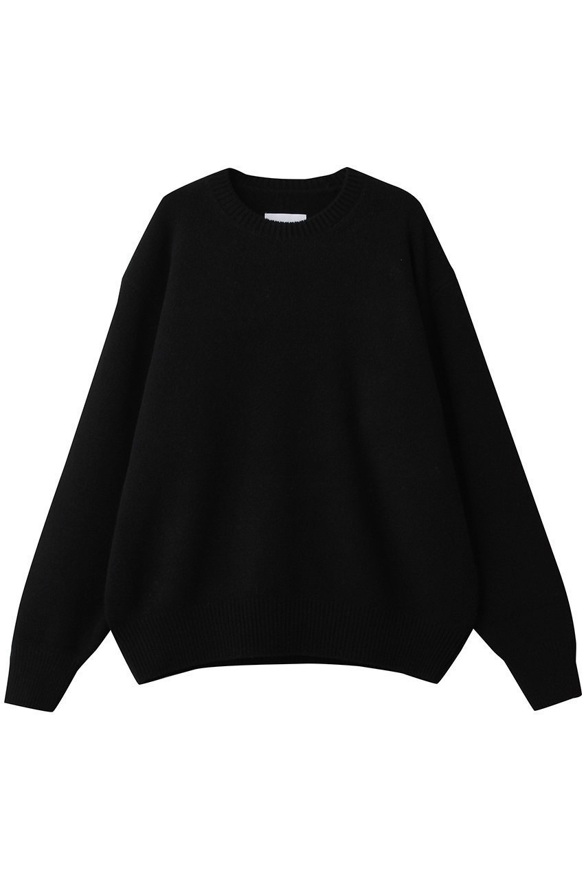 【シュタイン/ssstein】の【UNISEX】EXTRA FINE WOOL WARM KNIT CREW NECK LS インテリア・キッズ・メンズ・レディースファッション・服の通販 founy(ファニー) 　ファッション　Fashion　レディースファッション　Fashion for Women　トップス・カットソー　Cut & Sew Tops　ニット　Knit Tops & Sweaters　カジュアルプルオーバー・ニットトップス　Pullovers & Knit Tops / Casual Pullovers　ユニセックス　Unisex, Genderless　シンプル　Simple, Minimal　ブラック|ID: prp329100004885117 ipo3291000000036467099