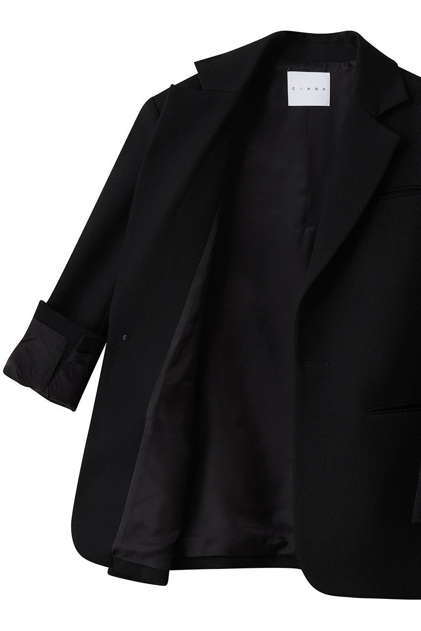 【チノ/CINOH】のCAVARLY ツイル バック ボタン ジャケット 人気、トレンドファッション・服の通販 founy(ファニー) 　ファッション　Fashion　レディースファッション　Fashion for Women　アウター　Coat / Outerwear Collection　レディースジャケット・軽アウター　Jackets　ジャケット　Jacket, Outerwear　ツイル　Twist, Twisted Detail　トレンド　Trend, Trending Now　other-6|ID: prp329100004885121 ipo3291000000036467132
