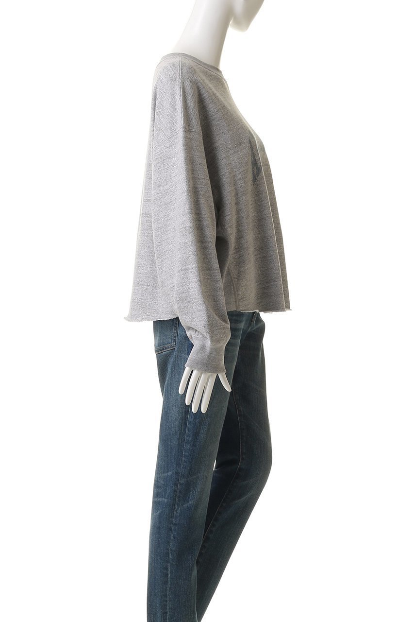 【アメリカーナ/Americana】のクロップドカットオフスウェット 人気、トレンドファッション・服の通販 founy(ファニー) 　ファッション　Fashion　レディースファッション　Fashion for Women　トップス・カットソー　Cut & Sew Tops　シャツ・ブラウス・オフィスカジュアル　Elegant Blouses & Button-Ups　レディースパーカー・カジュアルフーディー　Casual Hoodies & Sweatshirts　ロングTシャツ・Tシャツ　Longline T-Shirts & Tees　スウェット・クルーネックトップス　Sweatshirts & Crewnecks / Relaxed Fit Sweat Tops　カットソー・ベーシックTシャツ　Cut-and-Sewn Tops / Stretch Tees & Basics　クロップド　Cropped, Short Length　スウェット / スエット　Sweatshirt, Sweatwear　デニム　Denim, Jeans Material　フェミニン　Feminine, Girly　リラックス　Relax, Relaxed Fit　ワイド　Wide, Wide Fit　other-3|ID: prp329100004885122 ipo3291000000036467138