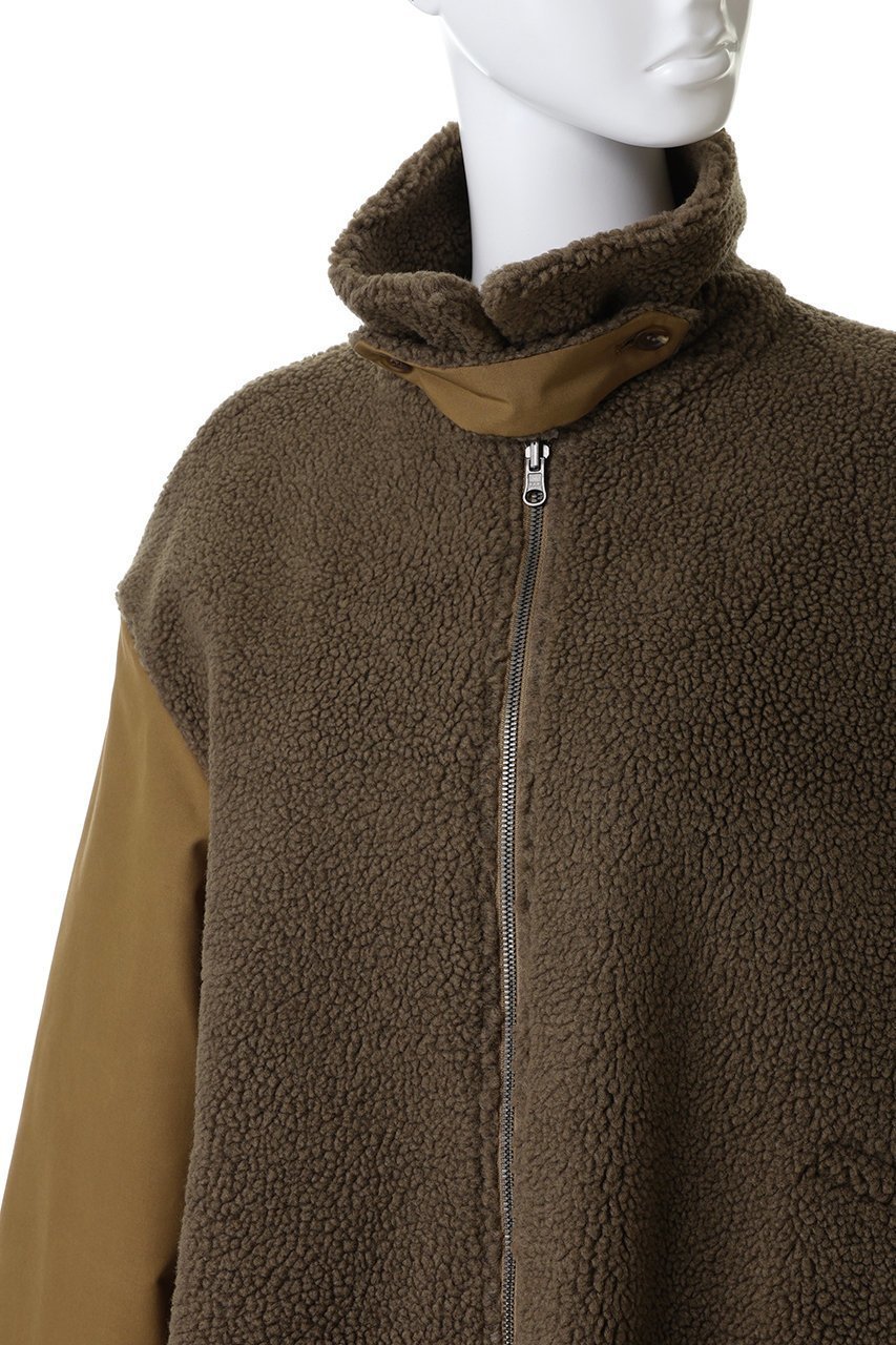 【ヴァシュモン/VACHEMENT】のリサイクルシェルタフタ×ボア ロングコート 人気、トレンドファッション・服の通販 founy(ファニー) 　ファッション　Fashion　レディースファッション　Fashion for Women　アウター　Coat / Outerwear Collection　コート・ロングコート・ピーコート　Long Coats, Peacoats & More　エレガント 上品　Elegant　タフタ　Taffeta, Structured Fabric　ドッキング　Docking, Mixed Material　ミリタリー　Military, Army Style　ロング　Long, Long-Length　定番　Standard, Basic Item　other-5|ID: prp329100004885128 ipo3291000000036467196