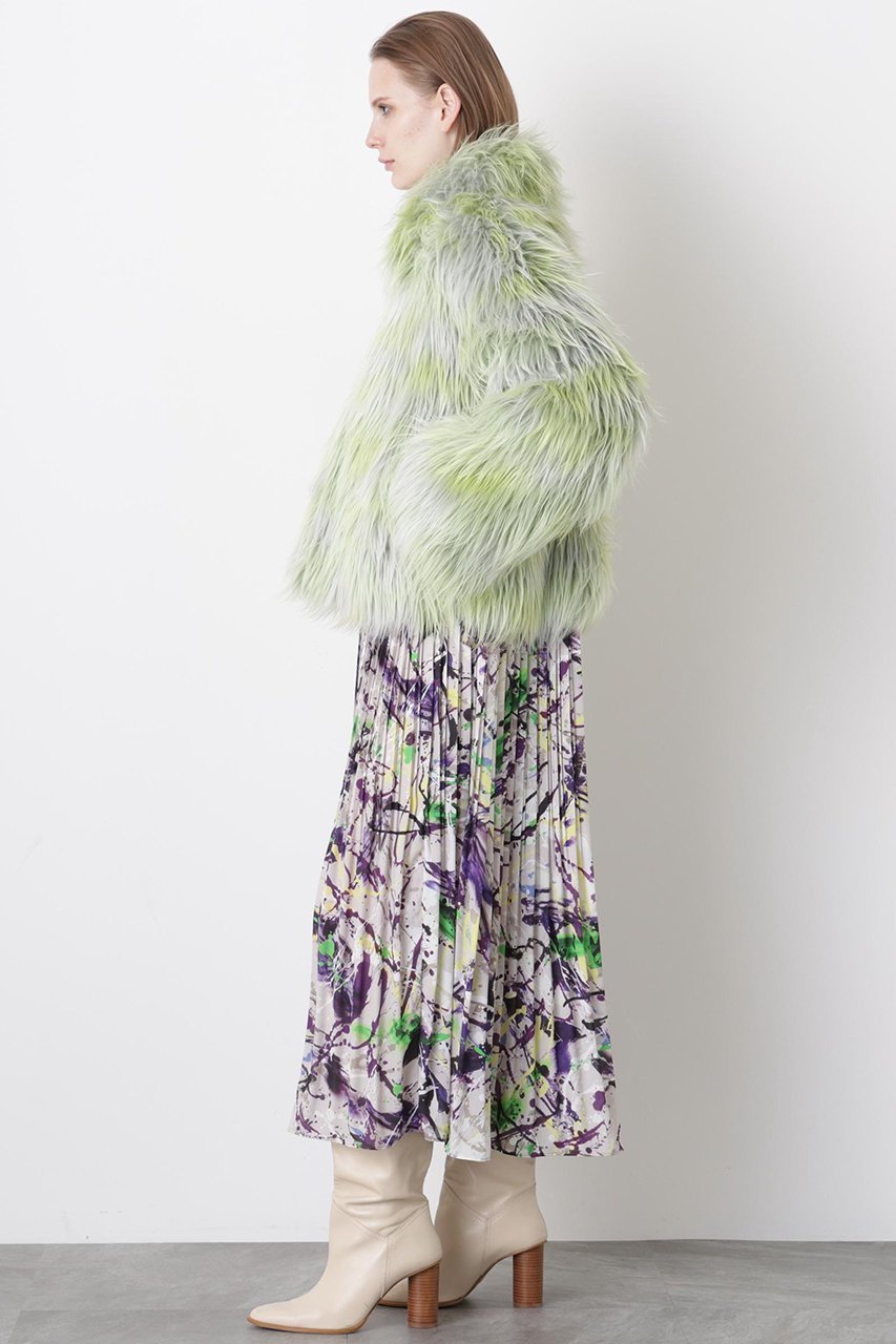 【ヒューエルミュージアム/hueLe Museum】の【STUMBLY】Gradation Dyed Fur Touch Jacket 人気、トレンドファッション・服の通販 founy(ファニー) 　ファッション　Fashion　レディースファッション　Fashion for Women　アウター　Coat / Outerwear Collection　レディースジャケット・軽アウター　Jackets　ジャカード／ジャガード　Jacquard, Woven Pattern　ジャケット　Jacket, Outerwear　フロント　Front, Front Design　ミックス　Mix, Mixed Style　エレガント 上品　Elegant　other-3|ID: prp329100004885136 ipo3291000000036467336