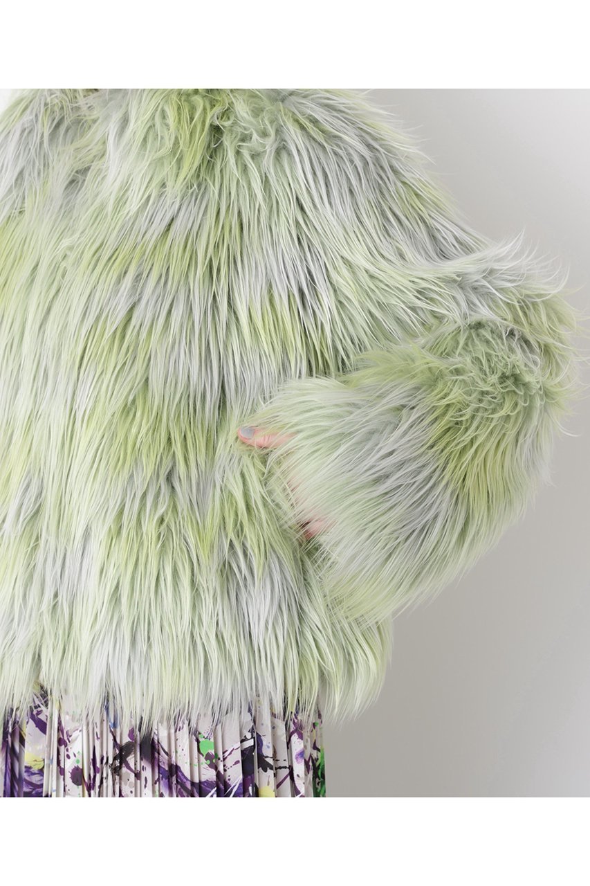 【ヒューエルミュージアム/hueLe Museum】の【STUMBLY】Gradation Dyed Fur Touch Jacket 人気、トレンドファッション・服の通販 founy(ファニー) 　ファッション　Fashion　レディースファッション　Fashion for Women　アウター　Coat / Outerwear Collection　レディースジャケット・軽アウター　Jackets　ジャカード／ジャガード　Jacquard, Woven Pattern　ジャケット　Jacket, Outerwear　フロント　Front, Front Design　ミックス　Mix, Mixed Style　エレガント 上品　Elegant　other-6|ID: prp329100004885136 ipo3291000000036467339
