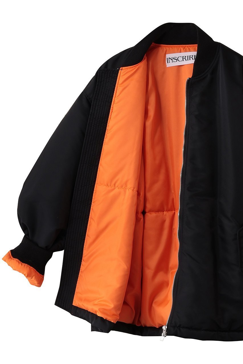 【アンスクリア/INSCRIRE】のMA-1 ハーフジャケット 人気、トレンドファッション・服の通販 founy(ファニー) 　ファッション　Fashion　レディースファッション　Fashion for Women　アウター　Coat / Outerwear Collection　レディースジャケット・軽アウター　Jackets　ブルゾンジャケット・スポーティアウター　Blouson Jackets　MA-1ジャケット　MA-1 Bomber Jackets / Flight Jackets　ジャケット　Jacket, Outerwear　ハーフ　Half, Half-Length　バランス　Balance, Style Balance　ブルゾン　Blouson, Bomber Jacket　ミックス　Mix, Mixed Style　ミリタリー　Military, Army Style　定番　Standard, Basic Item　other-6|ID: prp329100004885138 ipo3291000000036467355