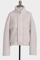 【ヒューエルミュージアム/hueLe Museum】の【STUMBLY】Boa Stand Zip Up Jacket ホワイト|ID: prp329100004885145 ipo3291000000036467408