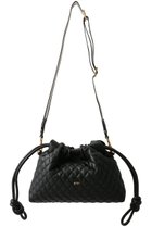 【ヌメロ ヴェントゥーノ/N°21】のキルティング ショルダーバッグ 人気、トレンドファッション・服の通販 founy(ファニー) ファッション Fashion レディースファッション Fashion for Women バッグ Bags キルティング Quilted, Quilting フォルム Silhouette, Form エレガント 上品 Elegant 巾着 Drawstring Bag, Kinchaku thumbnail ブラック|ID: prp329100004885166 ipo3291000000036467636