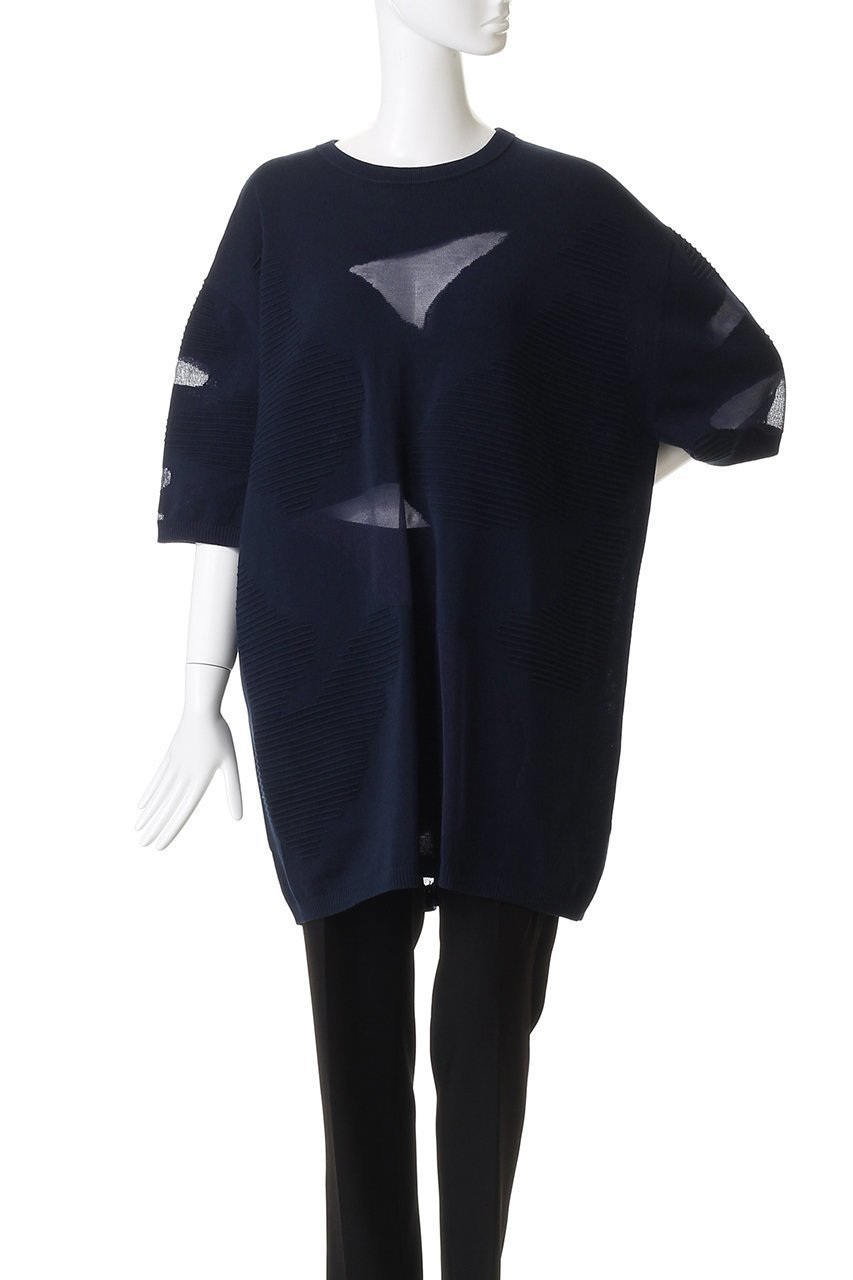 【ミズイロ インド/mizuiro ind】のシアーパターンチュニック 人気、トレンドファッション・服の通販 founy(ファニー) 　ファッション　Fashion　レディースファッション　Fashion for Women　ワンピース　Dresses　チュニック　Tunic Tops & Dresses　おすすめ　Recommended / Our Picks　シアー　Sheer, See-Through　スリーブ　Sleeve, Long Sleeve / Short Sleeve　チュニック　Tunic, Long Top　ハーフ　Half, Half-Length　ランダム　Random, Irregular　other-2|ID: prp329100004885170 ipo3291000000036467665