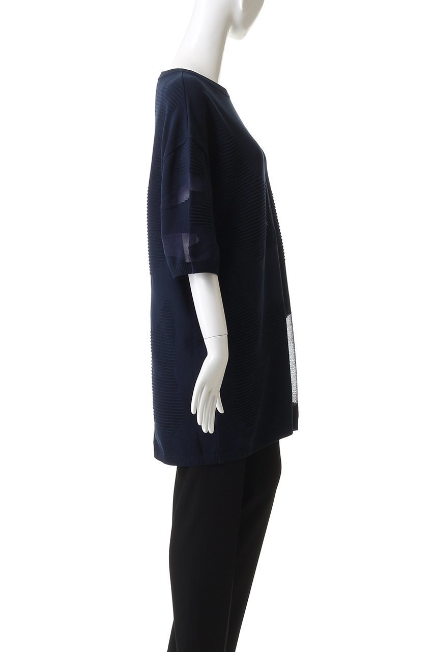 【ミズイロ インド/mizuiro ind】のシアーパターンチュニック 人気、トレンドファッション・服の通販 founy(ファニー) 　ファッション　Fashion　レディースファッション　Fashion for Women　ワンピース　Dresses　チュニック　Tunic Tops & Dresses　おすすめ　Recommended / Our Picks　シアー　Sheer, See-Through　スリーブ　Sleeve, Long Sleeve / Short Sleeve　チュニック　Tunic, Long Top　ハーフ　Half, Half-Length　ランダム　Random, Irregular　other-3|ID: prp329100004885170 ipo3291000000036467667