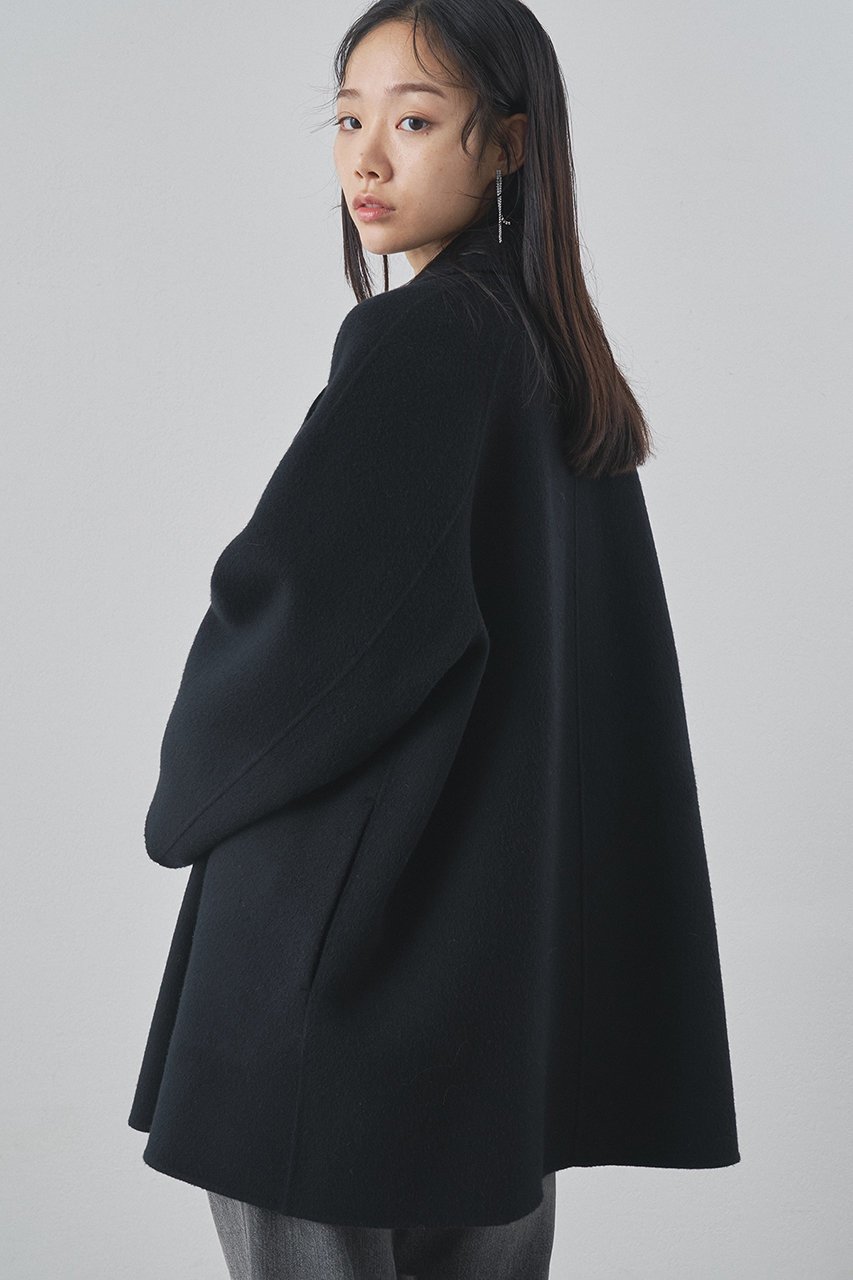 【ウィムガゼット/Whim Gazette】のリバーPコート 人気、トレンドファッション・服の通販 founy(ファニー) 　ファッション　Fashion　レディースファッション　Fashion for Women　アウター　Coat / Outerwear Collection　コート・ロングコート・ピーコート　Long Coats, Peacoats & More　Pコート　Pea Coats　インナー　Innerwear　ショート　Short, Short Length　ベーシック　Basic, Essential　ロング　Long, Long-Length　エレガント 上品　Elegant　防寒　Cold Protection, Winter-Ready　other-2|ID: prp329100004885200 ipo3291000000036468276