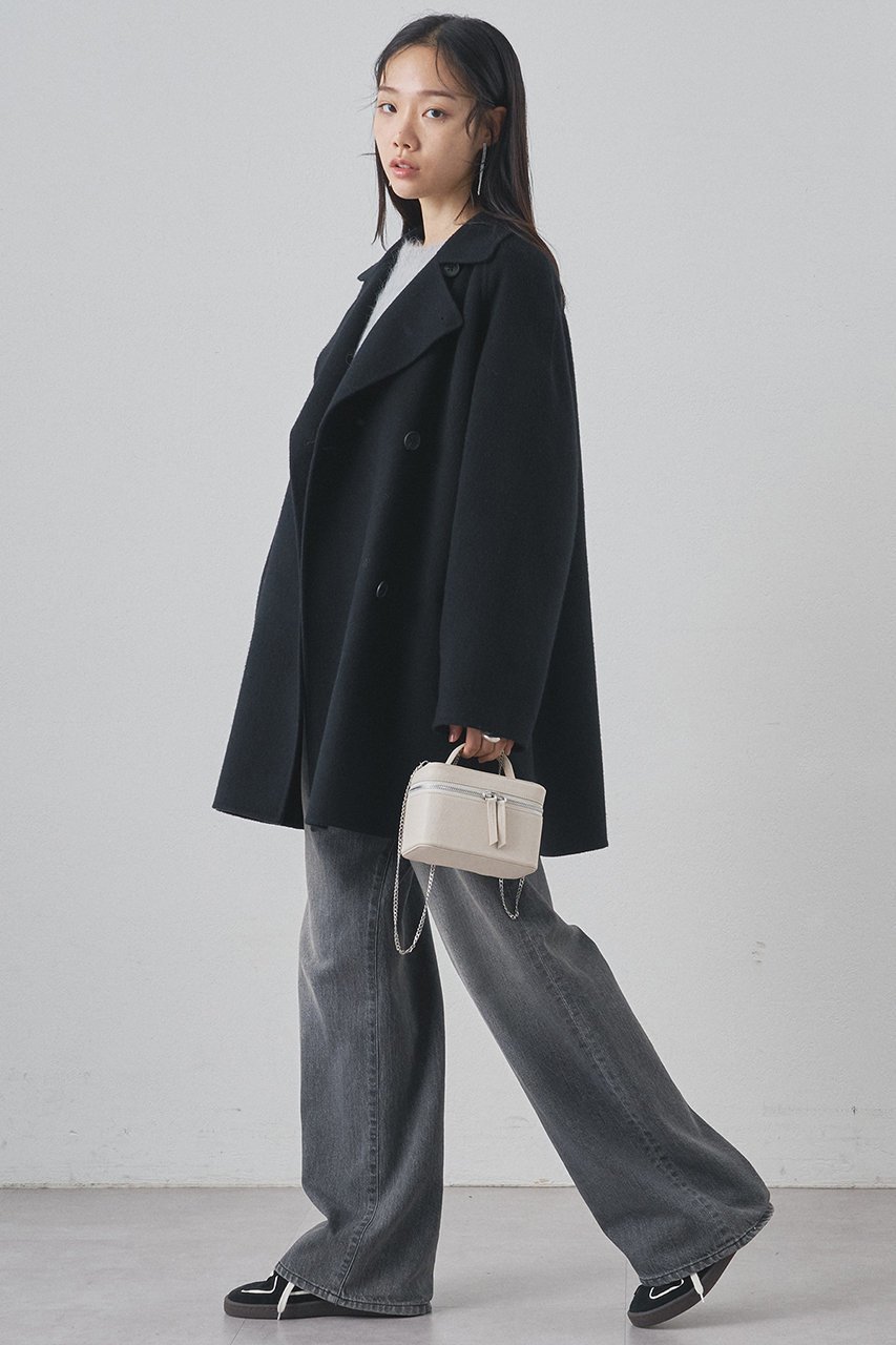 【ウィムガゼット/Whim Gazette】のリバーPコート 人気、トレンドファッション・服の通販 founy(ファニー) 　ファッション　Fashion　レディースファッション　Fashion for Women　アウター　Coat / Outerwear Collection　コート・ロングコート・ピーコート　Long Coats, Peacoats & More　Pコート　Pea Coats　インナー　Innerwear　ショート　Short, Short Length　ベーシック　Basic, Essential　ロング　Long, Long-Length　エレガント 上品　Elegant　防寒　Cold Protection, Winter-Ready　other-5|ID: prp329100004885200 ipo3291000000036468286