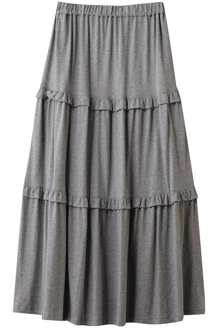 【ビリティス ディセッタン/Bilitis dix-sept ans】のフリルティアードスカート インテリア・キッズ・メンズ・レディースファッション・服の通販 founy(ファニー) https://founy.com/ ファッション Fashion レディースファッション Fashion for Women スカート Skirts ティアードスカート Tiered Skirts ロングスカート Long Skirts / Maxi & Midi Skirts スウェット / スエット Sweatshirt, Sweatwear ティアード Tiered, Tiered Style フリル Frill, Ruffle マキシ Maxi, Full Length ロング Long, Long-Length エレガント 上品 Elegant |ID: prp329100004885207 ipo3291000000036468329