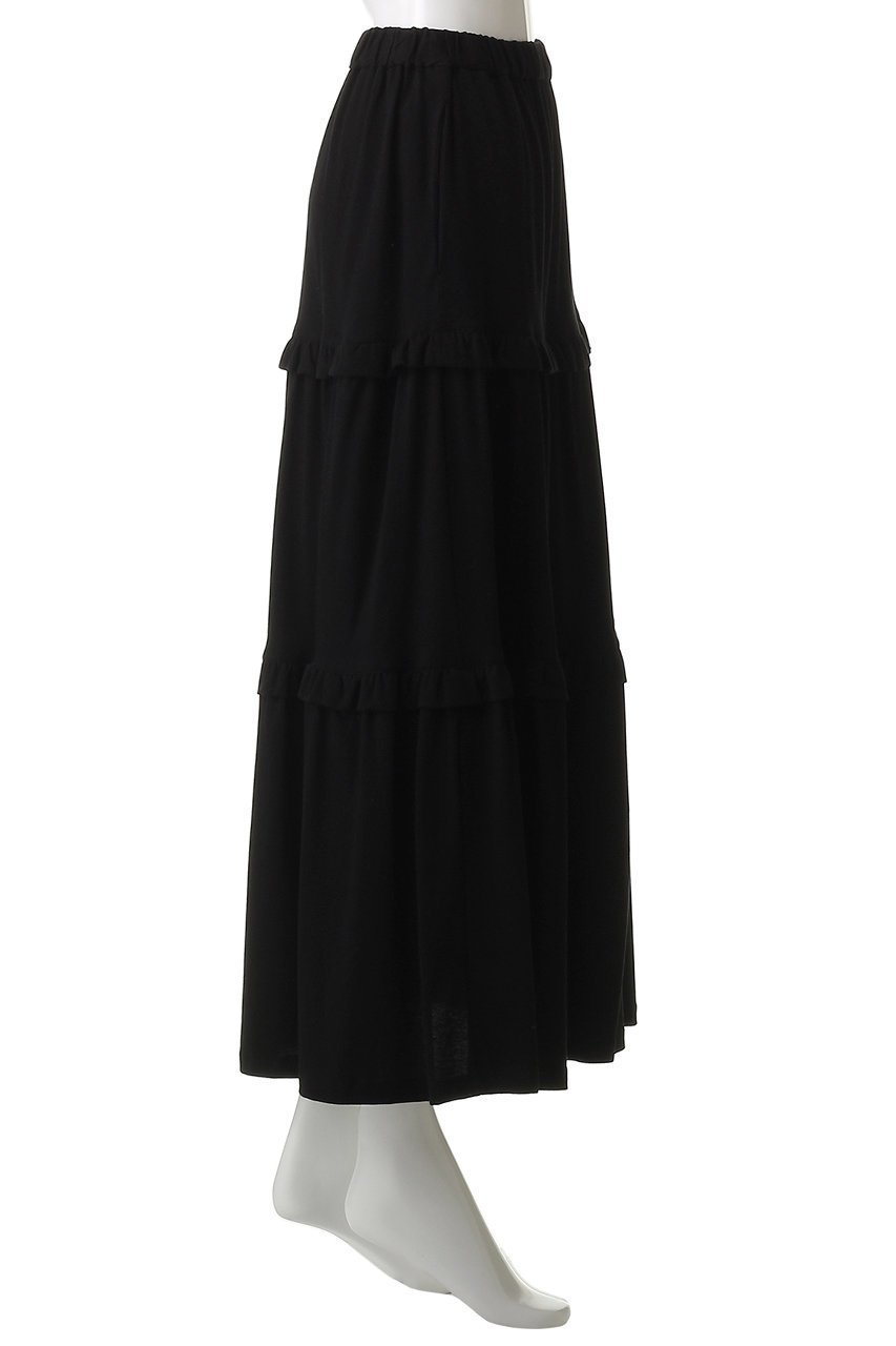 【ビリティス ディセッタン/Bilitis dix-sept ans】のフリルティアードスカート 人気、トレンドファッション・服の通販 founy(ファニー) 　ファッション　Fashion　レディースファッション　Fashion for Women　スカート　Skirts　ティアードスカート　Tiered Skirts　ロングスカート　Long Skirts / Maxi & Midi Skirts　スウェット / スエット　Sweatshirt, Sweatwear　ティアード　Tiered, Tiered Style　フリル　Frill, Ruffle　マキシ　Maxi, Full Length　ロング　Long, Long-Length　エレガント 上品　Elegant　other-3|ID: prp329100004885207 ipo3291000000036468338