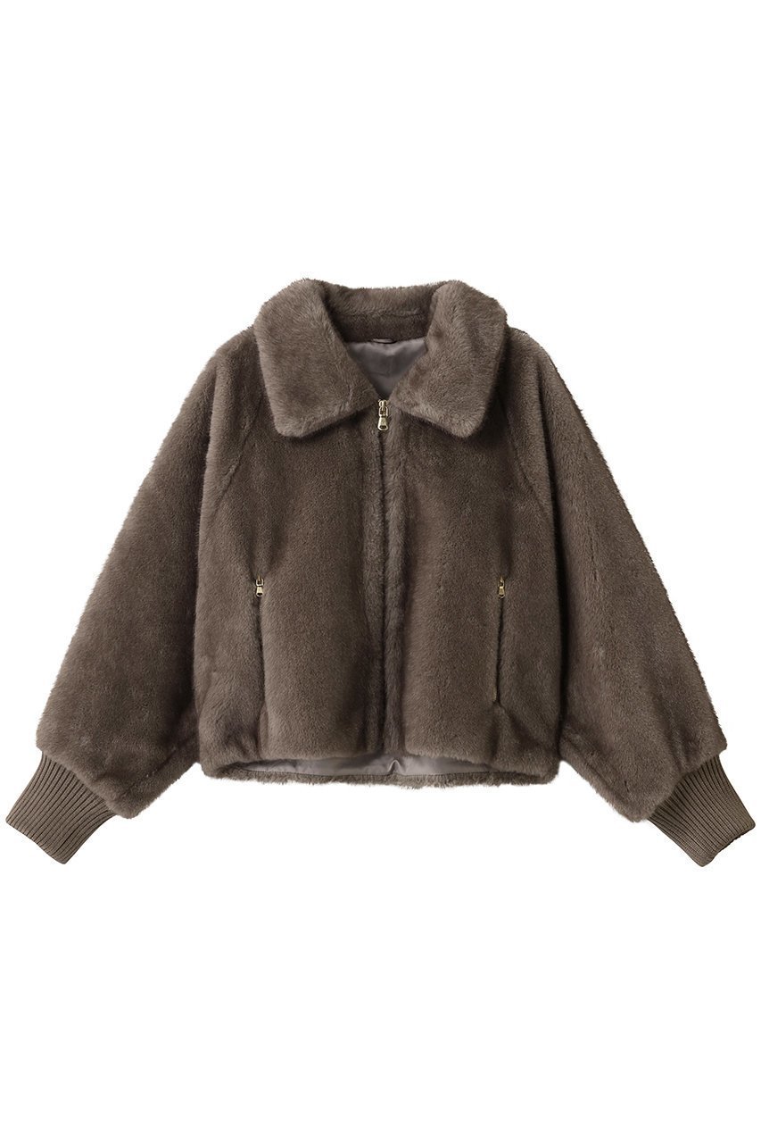 【アルアバイル/allureville】のフェイクミンクファーBO インテリア・キッズ・メンズ・レディースファッション・服の通販 founy(ファウニー) 　ファッション　Fashion　レディースファッション　Fashion for Women　アウター　Coat / Outerwear Collection　レディースジャケット・軽アウター　Jackets　ジャケット　Jacket, Outerwear　スリーブ　Sleeve, Long Sleeve / Short Sleeve　ブルゾン　Blouson, Bomber Jacket　ロング　Long, Long-Length　A/W・秋冬　Autumn/Winter　ダークブラウン|ID: prp329100004885211 ipo3291000000036957570