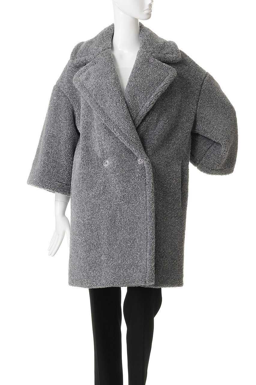 【ヘルノ/HERNO】のボアコート 人気、トレンドファッション・服の通販 founy(ファニー) 　ファッション　Fashion　レディースファッション　Fashion for Women　アウター　Coat / Outerwear Collection　コート・ロングコート・ピーコート　Long Coats, Peacoats & More　ショート　Short, Short Length　ポンチョ　Poncho, Cape Style　other-2|ID: prp329100004885227 ipo3291000000036468661