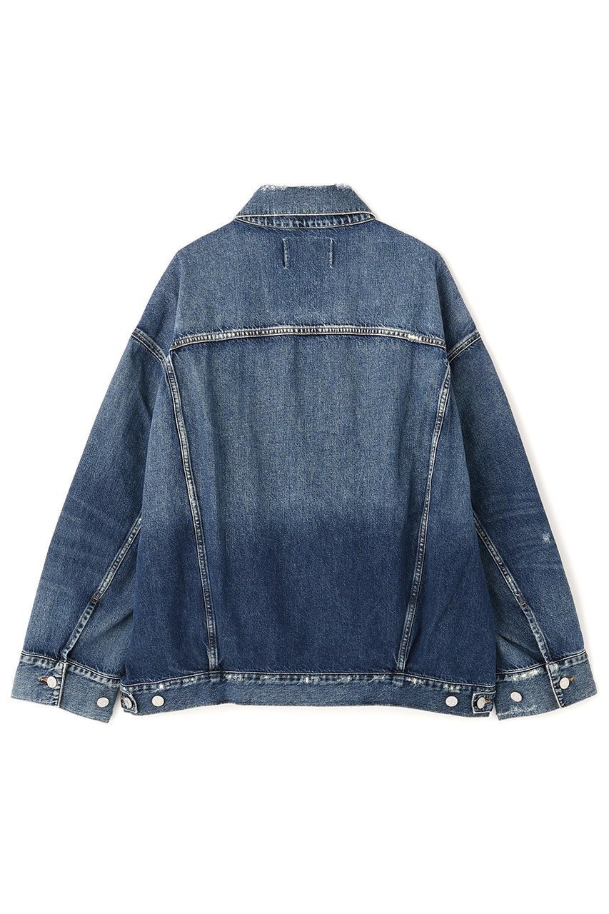 【ル フィル/LE PHIL】のREWORKED WAYNE JACKET 人気、トレンドファッション・服の通販 founy(ファニー) 　ファッション　Fashion　レディースファッション　Fashion for Women　アウター　Coat / Outerwear Collection　レディースジャケット・軽アウター　Jackets　おすすめ　Recommended / Our Picks　ジャケット　Jacket, Outerwear　スタンダード　Standard, Basic　ストレッチ　Stretch, Stretchy Fabric　デニム　Denim, Jeans Material　フロント　Front, Front Design　ブルゾン　Blouson, Bomber Jacket　ヴィンテージ　Vintage Style　軽量　Lightweight, Ultra Light　other-2|ID: prp329100004885249 ipo3291000000036468927