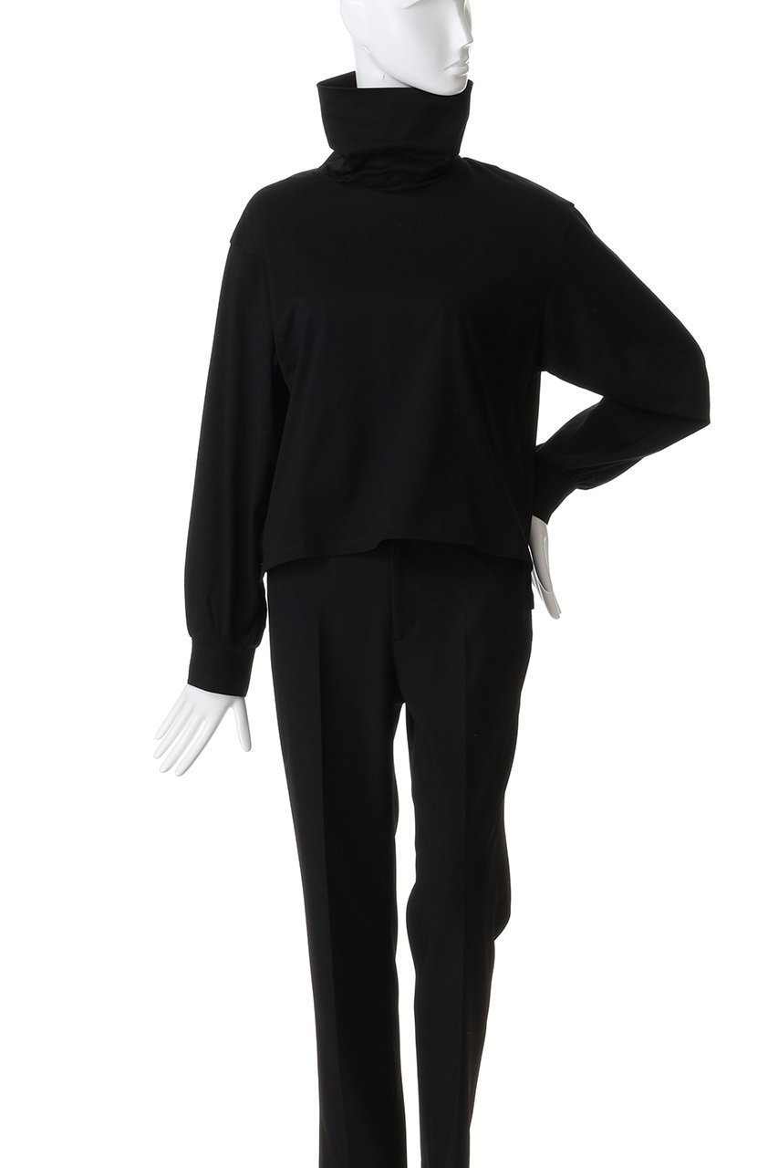 【ミディウミ/MidiUmi】のhigh neck gather slv P/O プルオーバー 人気、トレンドファッション・服の通販 founy(ファニー) 　ファッション　Fashion　レディースファッション　Fashion for Women　トップス・カットソー　Cut & Sew Tops　シャツ・ブラウス・オフィスカジュアル　Elegant Blouses & Button-Ups　ロングTシャツ・Tシャツ　Longline T-Shirts & Tees　カジュアルプルオーバー・ニットトップス　Pullovers & Knit Tops / Casual Pullovers　カットソー・ベーシックTシャツ　Cut-and-Sewn Tops / Stretch Tees & Basics　ギャザー　Gathered, Ruffled　シンプル　Simple, Minimal　スリーブ　Sleeve, Long Sleeve / Short Sleeve　ハイネック　High Neck, Mock Neck　バランス　Balance, Style Balance　ロング　Long, Long-Length　エレガント 上品　Elegant　other-2|ID: prp329100004885262 ipo3291000000036469232