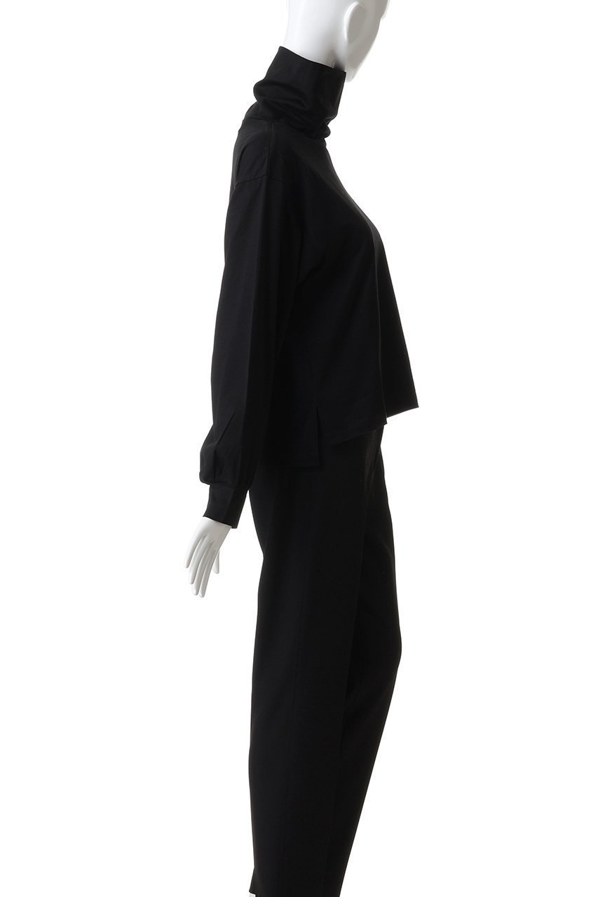 【ミディウミ/MidiUmi】のhigh neck gather slv P/O プルオーバー 人気、トレンドファッション・服の通販 founy(ファニー) 　ファッション　Fashion　レディースファッション　Fashion for Women　トップス・カットソー　Cut & Sew Tops　シャツ・ブラウス・オフィスカジュアル　Elegant Blouses & Button-Ups　ロングTシャツ・Tシャツ　Longline T-Shirts & Tees　カジュアルプルオーバー・ニットトップス　Pullovers & Knit Tops / Casual Pullovers　カットソー・ベーシックTシャツ　Cut-and-Sewn Tops / Stretch Tees & Basics　ギャザー　Gathered, Ruffled　シンプル　Simple, Minimal　スリーブ　Sleeve, Long Sleeve / Short Sleeve　ハイネック　High Neck, Mock Neck　バランス　Balance, Style Balance　ロング　Long, Long-Length　エレガント 上品　Elegant　other-3|ID: prp329100004885262 ipo3291000000036469235