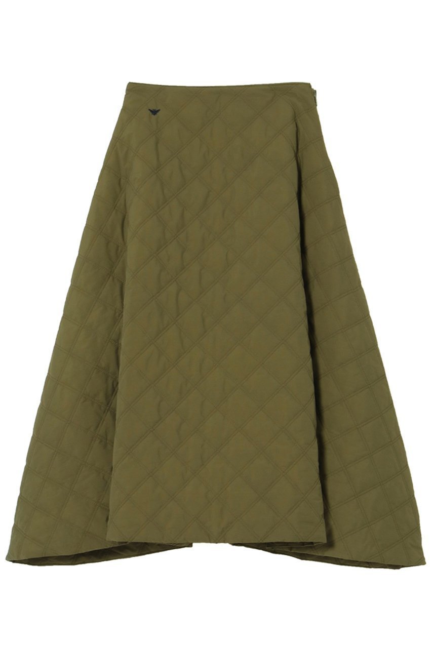 【マディソンブルー/MADISONBLUE】のMI-MOLLET FLARE SK QUILTING キルティングミモレスカート インテリア・キッズ・メンズ・レディースファッション・服の通販 founy(ファニー) 　ファッション　Fashion　レディースファッション　Fashion for Women　スカート　Skirts　ロングスカート　Long Skirts / Maxi & Midi Skirts　キルト　Quilt, Quilted Fabric　タイプライター　Typewriter Fabric, Crisp Cotton　ロング　Long, Long-Length　人気　Popular, Best Seller　カーキ|ID: prp329100004885288 ipo3291000000036469457