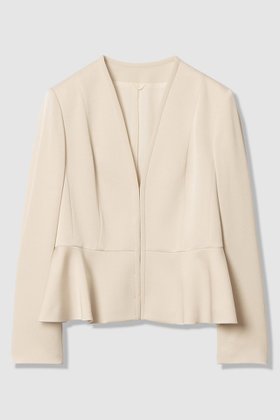 【アナイ/ANAYI】 【Eternal Line 2026】トリアセサテンペプラム ジャケット人気、トレンドファッション・服の通販 founy(ファニー) ファッション Fashion レディースファッション Fashion for Women アウター Coat / Outerwear Collection レディースジャケット・軽アウター Jackets エレガント 上品 Elegant ジャケット Jacket, Outerwear セットアップ Set-Up, Coordinated Outfit フレア Flare, Flared ペプラム Peplum, Flared Hem ポケット Pocket, Pocket Detail 吸水 Absorbent, Quick-Dry |ID:prp329100004885295