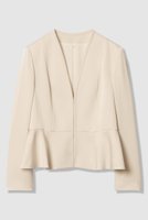 【アナイ/ANAYI】の【Eternal Line 2026】トリアセサテンペプラム ジャケット 人気、トレンドファッション・服の通販 founy(ファニー) ファッション Fashion レディースファッション Fashion for Women アウター Coat / Outerwear Collection レディースジャケット・軽アウター Jackets エレガント 上品 Elegant ジャケット Jacket, Outerwear セットアップ Set-Up, Coordinated Outfit フレア Flare, Flared ペプラム Peplum, Flared Hem ポケット Pocket, Pocket Detail 吸水 Absorbent, Quick-Dry |ID:prp329100004885295