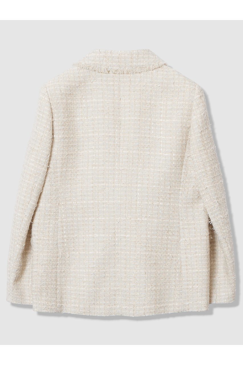 【アナイ/ANAYI】の【Eternal Line 2026】ミックスツイードダブル ジャケット 人気、トレンドファッション・服の通販 founy(ファニー) 　ファッション　Fashion　レディースファッション　Fashion for Women　アウター　Coat / Outerwear Collection　レディースジャケット・軽アウター　Jackets　おすすめ　Recommended / Our Picks　ジャケット　Jacket, Outerwear　セットアップ　Set-Up, Coordinated Outfit　セレモニー　Ceremony　ダブル　Double, Double-Breasted　ツイード　Twill, Twill Weave　バランス　Balance, Style Balance　フロント　Front, Front Design　ミックス　Mix, Mixed Style　エレガント 上品　Elegant　ビジネス 仕事 通勤　Business / Work / Commuting　other-2|ID: prp329100004885300 ipo3291000000036469577