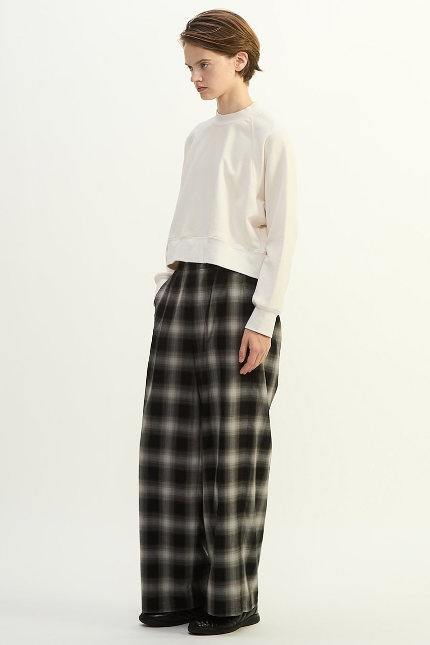 【プレインピープル/PLAIN PEOPLE】のオンブレチェックワイドストレートパンツ 大人の最旬トレンドファッション＆コーディネート founy(ファウニー) 　ファッション　Fashion　レディースファッション　Fashion for Women　パンツ　Pants & Trousers　カットソー　Cut and Sewn Top　グラデーション　Gradient, Ombre　シンプル　Simple, Minimal　ストレート　Straight, Straight Cut　ワイド　Wide, Wide Fit　other-4|ID: prp329100004885318 ipo3291000000036924290