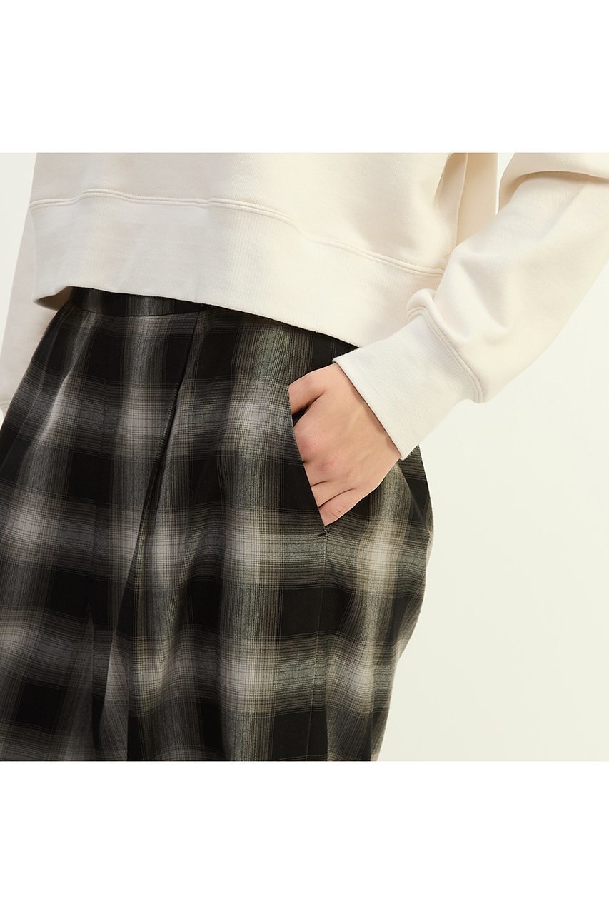 【プレインピープル/PLAIN PEOPLE】のオンブレチェックワイドストレートパンツ 大人の最旬トレンドファッション＆コーディネート founy(ファウニー) 　ファッション　Fashion　レディースファッション　Fashion for Women　パンツ　Pants & Trousers　カットソー　Cut and Sewn Top　グラデーション　Gradient, Ombre　シンプル　Simple, Minimal　ストレート　Straight, Straight Cut　ワイド　Wide, Wide Fit　other-5|ID: prp329100004885318 ipo3291000000036924292