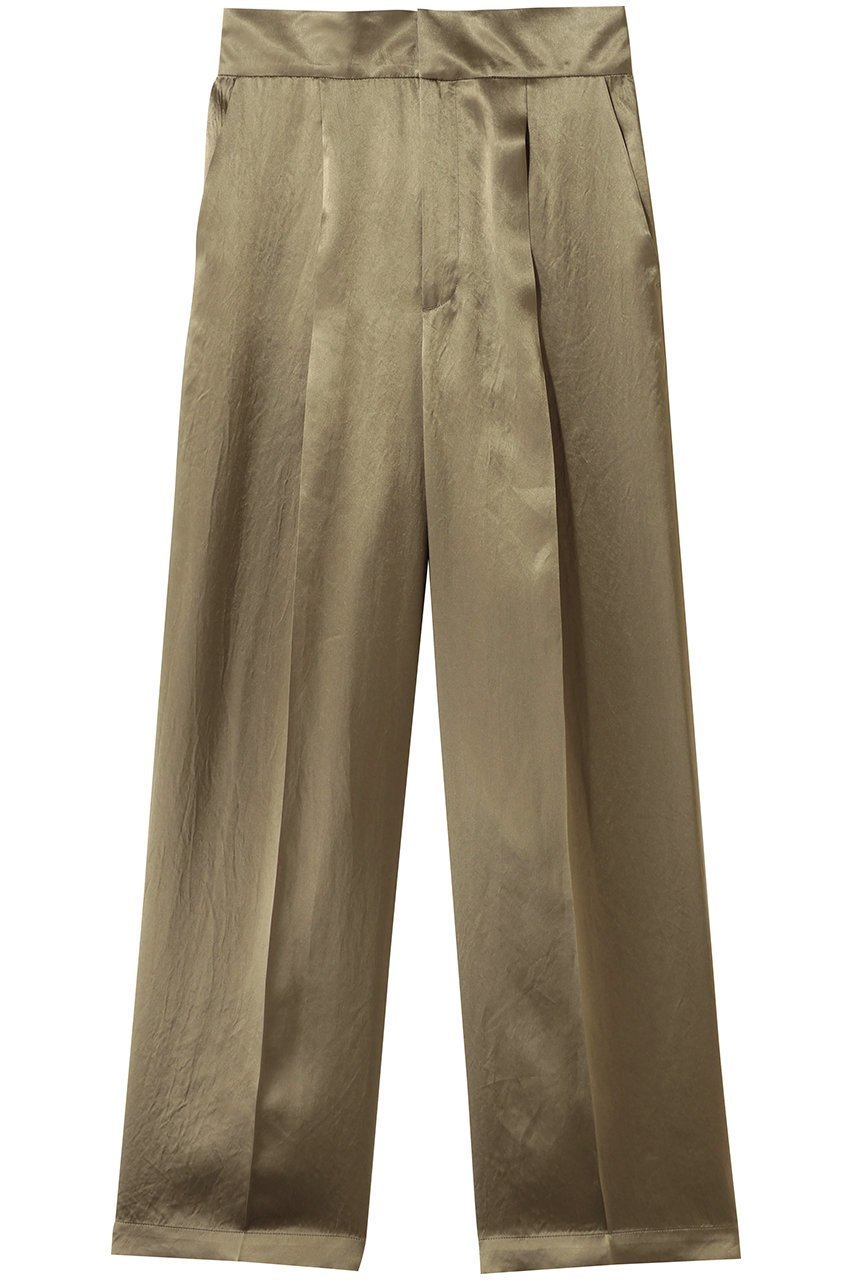 【アンクレイヴ/uncrave】のアセテートヴィンテージサテン ワイドパンツ インテリア・キッズ・メンズ・レディースファッション・服の通販 founy(ファニー) 　ファッション　Fashion　レディースファッション　Fashion for Women　パンツ　Pants & Trousers　ワイド　Wide, Wide Fit　ヴィンテージ　Vintage Style　エレガント 上品　Elegant　吸水　Absorbent, Quick-Dry　カーキベージュ|ID: prp329100004885327 ipo3291000000036469850