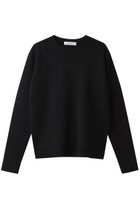 【エブール/ebure】のハイゲージミラノリブ クルーネックニットプルオーバー 人気、トレンドファッション・服の通販 founy(ファニー) ファッション Fashion レディースファッション Fashion for Women トップス・カットソー Cut & Sew Tops ニット Knit Tops & Sweaters カジュアルプルオーバー・ニットトップス Pullovers & Knit Tops / Casual Pullovers インナー Innerwear コンパクト Compact, Small Size ジャケット Jacket, Outerwear ストレート Straight, Straight Cut ミラノリブ Milano Rib, Milano Stitch thumbnail ブラック|ID: prp329100004885345 ipo3291000000036470039