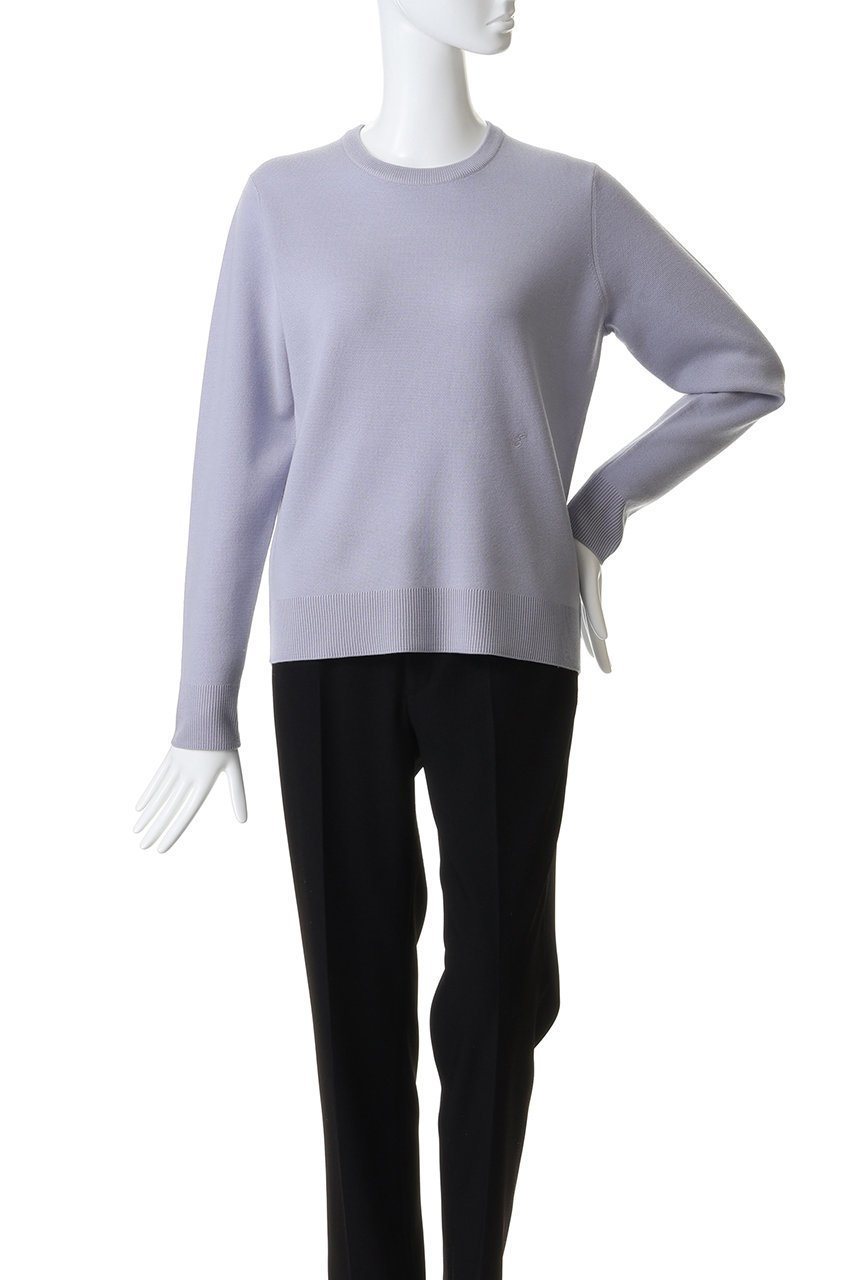 【エブール/ebure】のハイゲージミラノリブ クルーネックニットプルオーバー 人気、トレンドファッション・服の通販 founy(ファニー) 　ファッション　Fashion　レディースファッション　Fashion for Women　トップス・カットソー　Cut & Sew Tops　ニット　Knit Tops & Sweaters　カジュアルプルオーバー・ニットトップス　Pullovers & Knit Tops / Casual Pullovers　インナー　Innerwear　コンパクト　Compact, Small Size　ジャケット　Jacket, Outerwear　ストレート　Straight, Straight Cut　ミラノリブ　Milano Rib, Milano Stitch　other-2|ID: prp329100004885345 ipo3291000000036470041