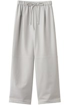 【エブール/ebure】のソフトレザー ドロストワイドパンツ ライトグレー|ID: prp329100004885365 ipo3291000000036679091