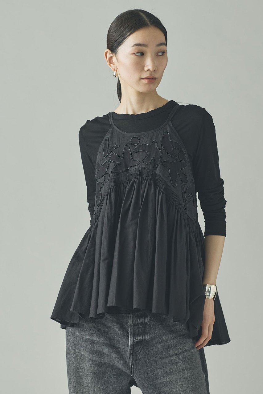 【カレンソロジー/Curensology】のバードシシュウキャミソール 人気、トレンドファッション・服の通販 founy(ファニー) 　ファッション　Fashion　レディースファッション　Fashion for Women　トップス・カットソー　Cut & Sew Tops　キャミソール&ノースリーブ　Camisoles & Sleeveless Tops　シャツ・ブラウス・オフィスカジュアル　Elegant Blouses & Button-Ups　インド　Indian Textile　インナー　Innerwear　オーガンジー　Organza Fabric　キャミソール　Camisole, Spaghetti Strap Top　シルク　Silk, 100% Silk　スラックス　Slacks, Dress Pants　デニム　Denim, Jeans Material　ノースリーブ　Sleeveless, No-Sleeve　ハンド　Hand, Handmade　ラップ　Wrap, Wrap Design　ロング　Long, Long-Length　エレガント 上品　Elegant　other-2|ID: prp329100004885437 ipo3291000000036471007